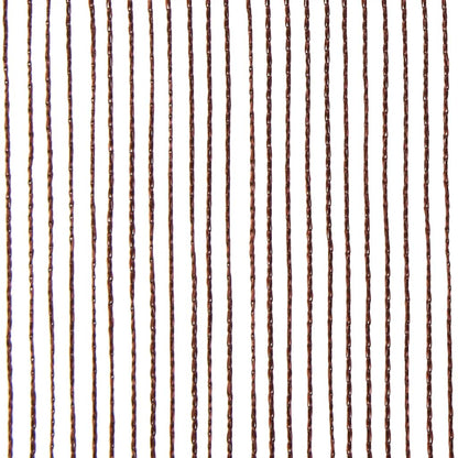 vidaXL Fadenvorhänge 2 Stk. 140 x 250 cm Braun
