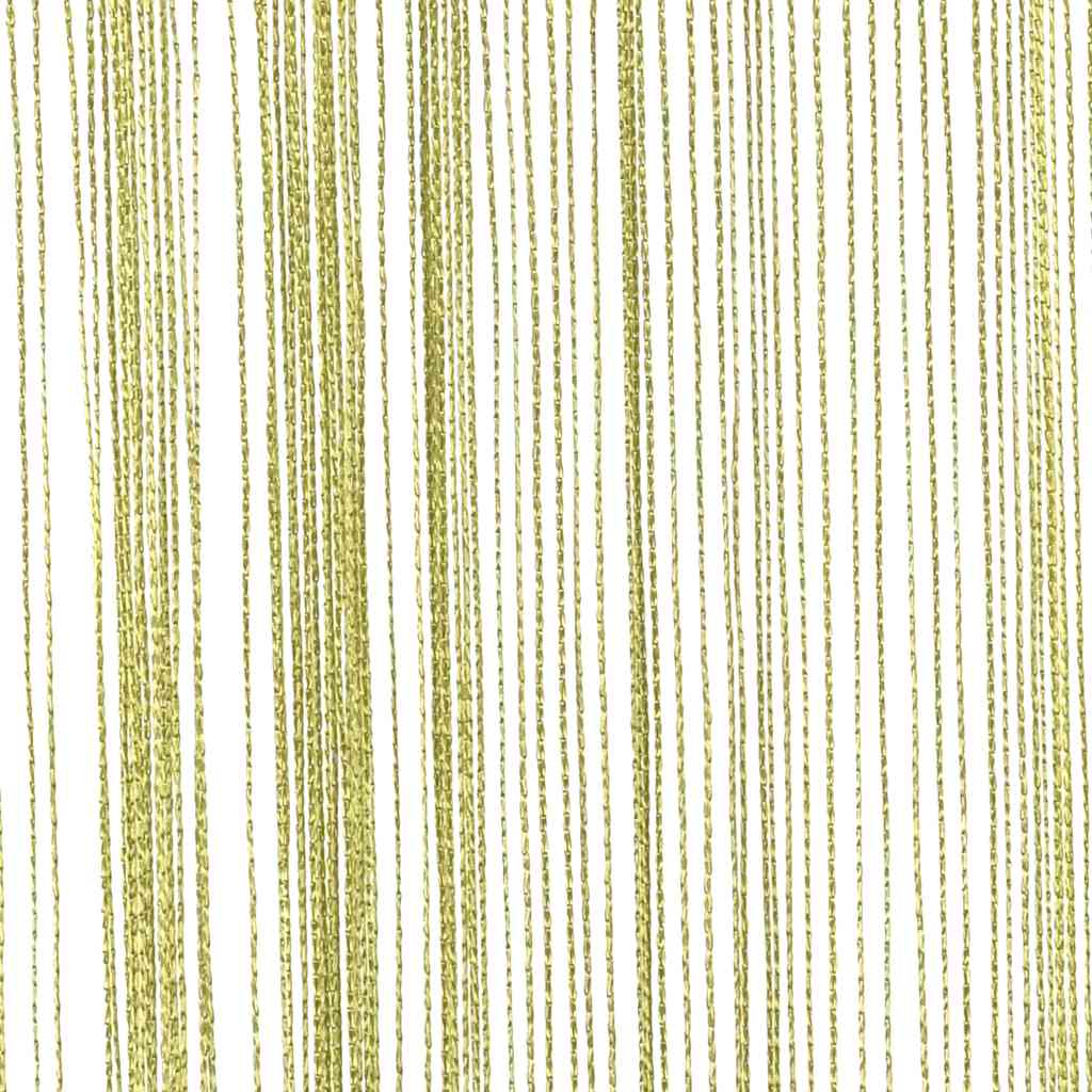 vidaXL Rideaux en fils 2 pcs 100 x 250 cm Vert