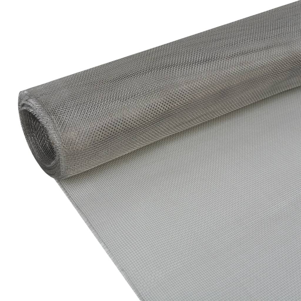 vidaXL Grillage 100x500 cm acier inoxydable 202