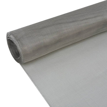 vidaXL Grillage 100x500 cm acier inoxydable 202