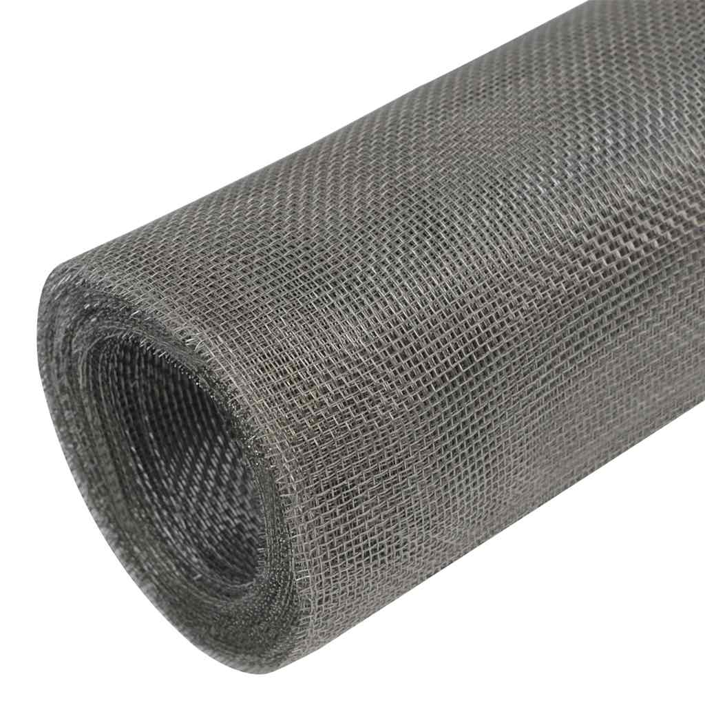 vidaXL Grillage 100x1000 cm Acier inoxydable 202