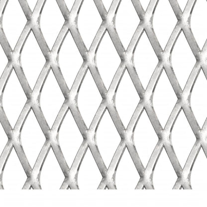 vidaXL Grille de treillis métallique déployé en acier inoxydable 50 x 50 cm 20 x 10 x 2 mm