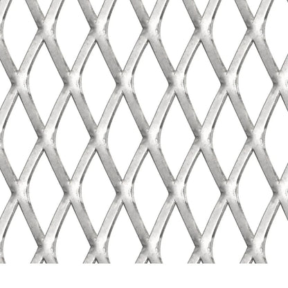 vidaXL Tapis de grille en métal déployé, acier inoxydable 100x85 cm 45x20x4 mm