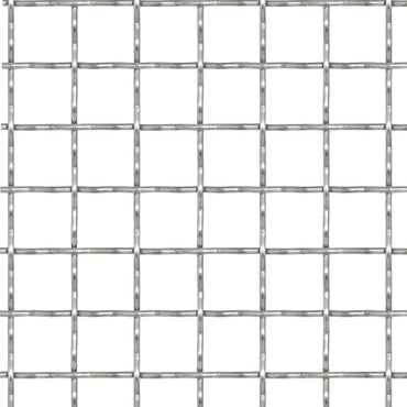 vidaXL Grillage ondulé Acier inoxydable 100x85 cm 11x11x2 mm