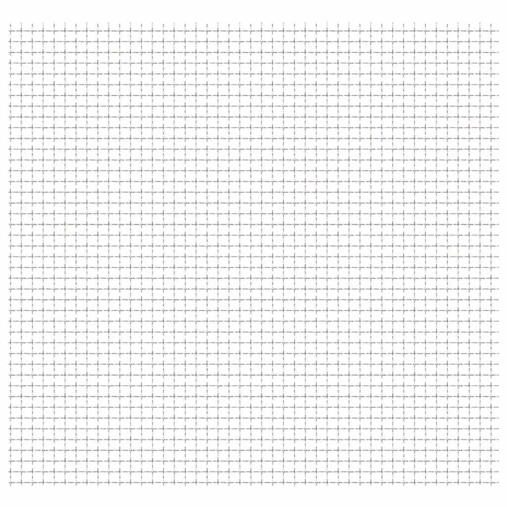 vidaXL Treillis soudé en acier inoxydable 50×50 cm 21×21×2,5 mm