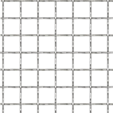 vidaXL Treillis soudé en acier inoxydable 50×50 cm 21×21×2,5 mm