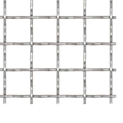 vidaXL Treillis soudé en acier inoxydable 100x85 cm 21x21x2,5 mm