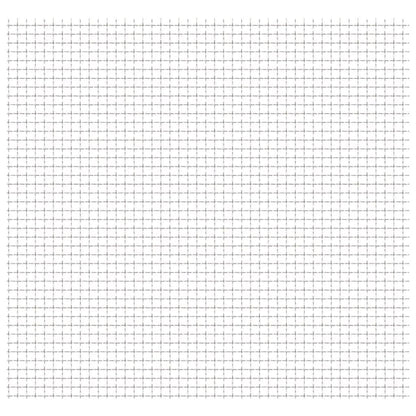 vidaXL Grillage ondulé en acier inoxydable 50×50 cm 31×31×3 mm