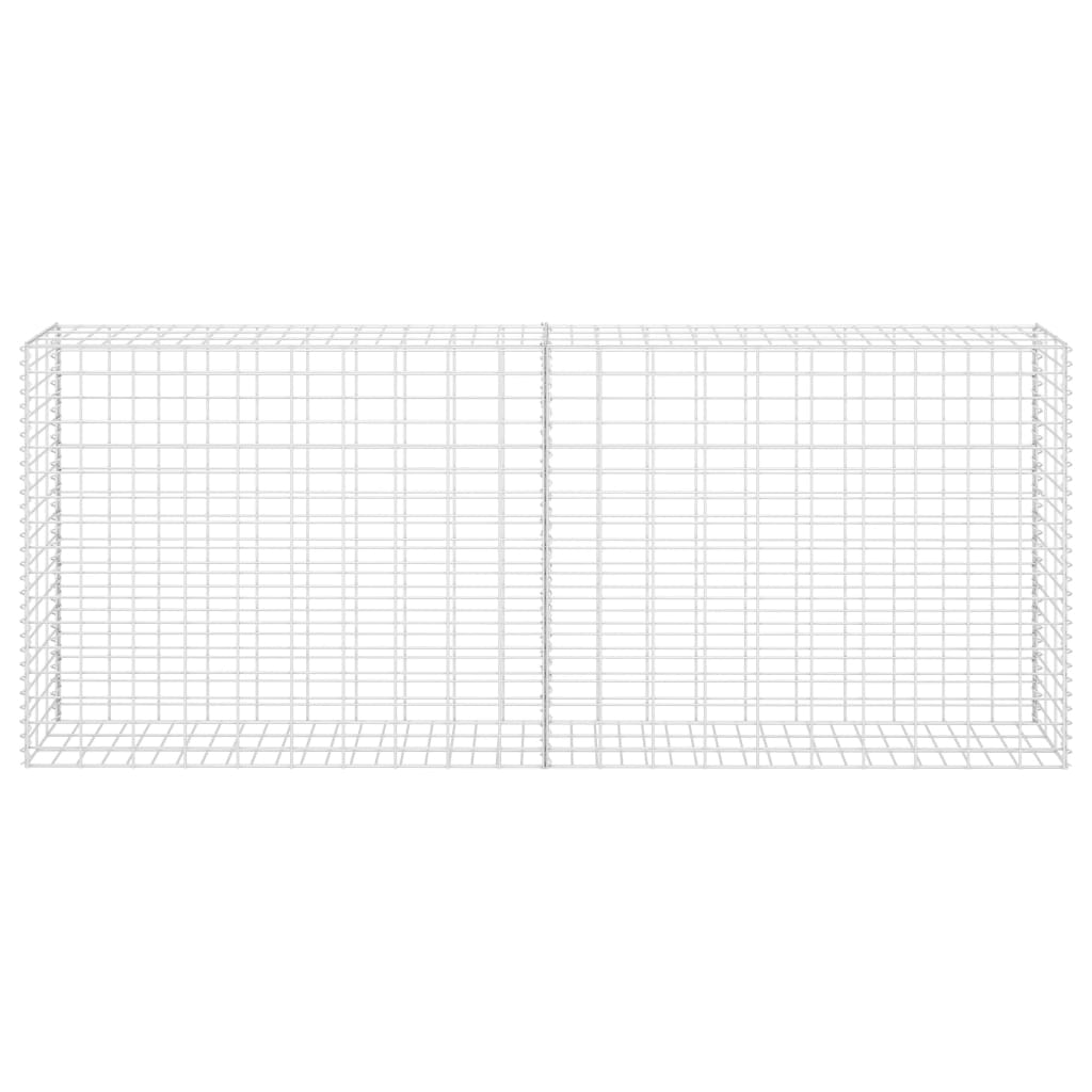 vidaXL Gabion Acier galvanisé 85x30x200 cm
