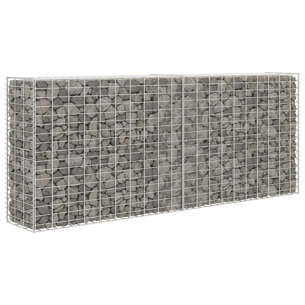 vidaXL Gabion Acier galvanisé 85x30x200 cm