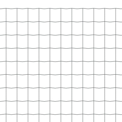 vidaXL Grillage européen en acier 25 x 1,2 m Gris