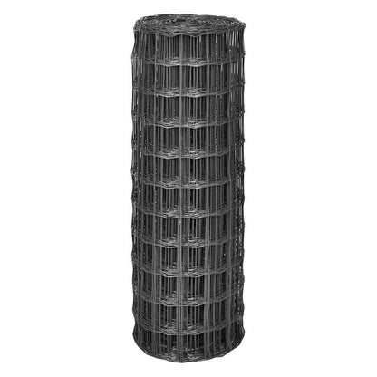 vidaXL Clôture Euro en acier 10 x 1,2 m gris