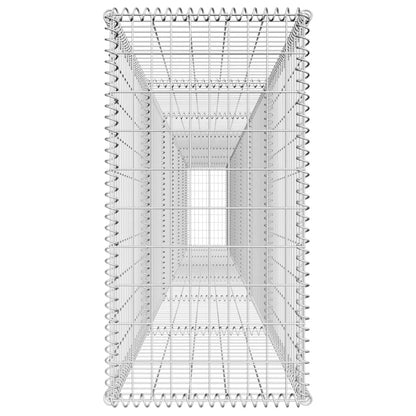 vidaXL Mur de gabions avec couvercle Acier galvanisé 600x50x100 cm