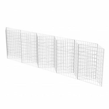vidaXL Jardinière surélevée de gabions Acier 300 x 30 x 100 cm