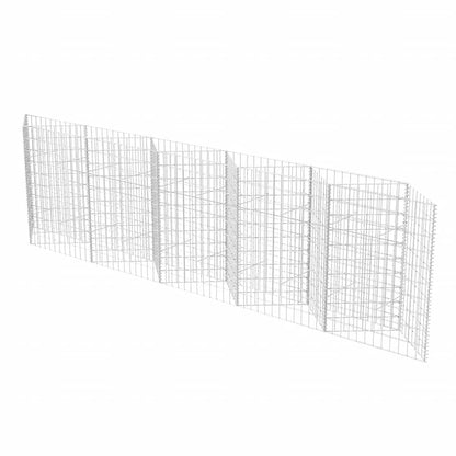 vidaXL Jardinière surélevée de gabions Acier 300 x 30 x 100 cm