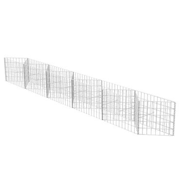 vidaXL Jardinière gabion Bac à fleurs surélevé Acier 300 x 30 x 50 cm
