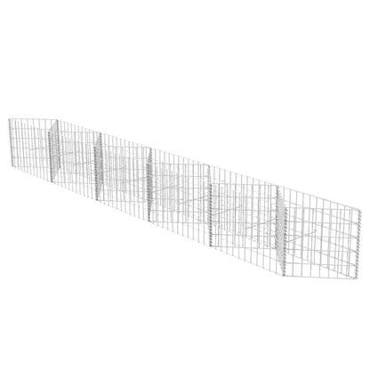 vidaXL Jardinière gabion Bac à fleurs surélevé Acier 300 x 30 x 50 cm