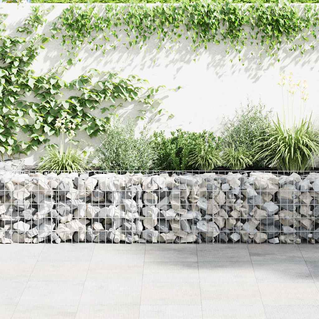 vidaXL Jardinière gabion Bac à fleurs surélevé Acier 300 x 30 x 50 cm