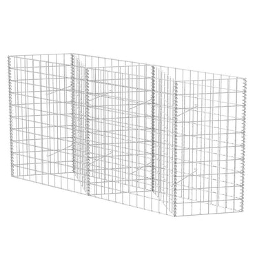 vidaXL Gabionen jardinière, potager surélevé en acier 120×30×100 cm