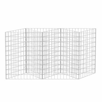 vidaXL Gabionen jardinière, potager surélevé en acier 120×30×100 cm