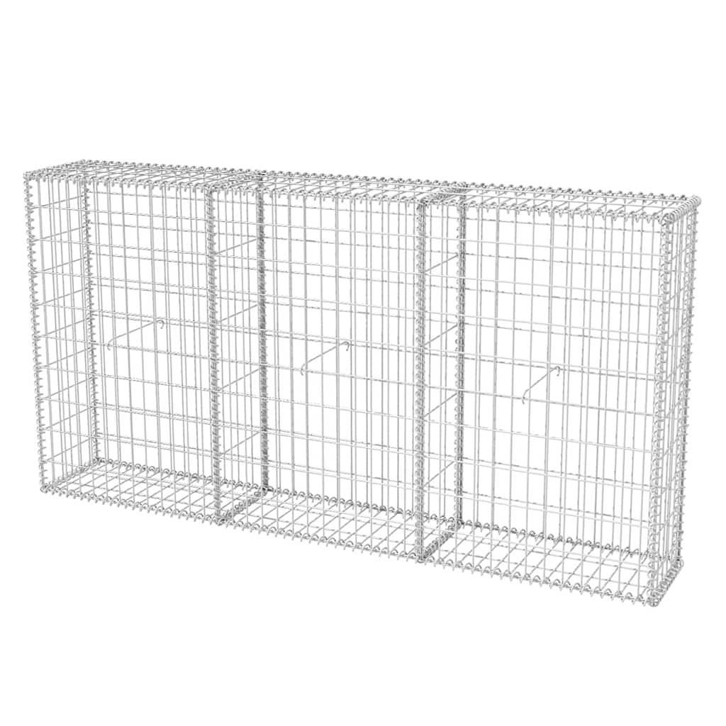 vidaXL Panier de gabions acier 200×30×100 cm