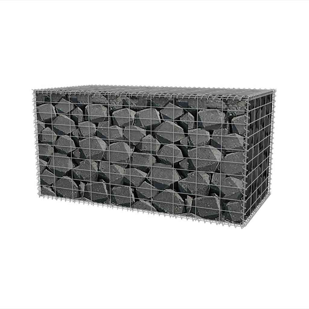 vidaXL Panier de gabion en acier 100×50×50 cm