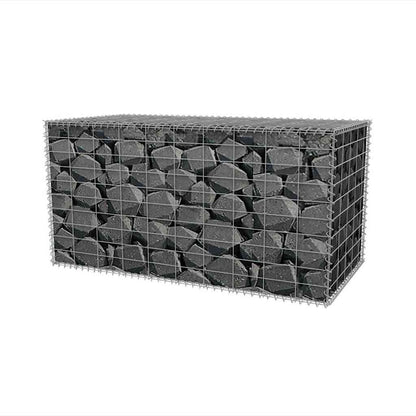 vidaXL Panier de gabion en acier 100×50×50 cm