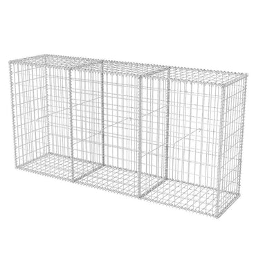vidaXL Cage de gabion en acier 200×50×100 cm