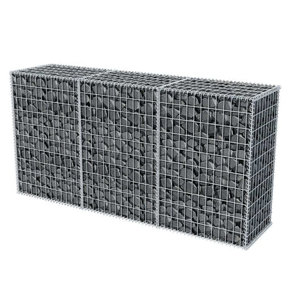 vidaXL Cage de gabion en acier 200×50×100 cm