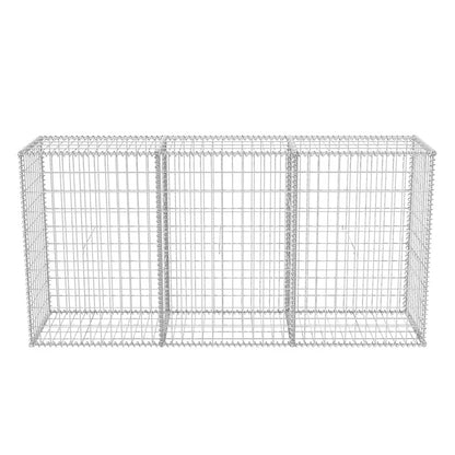 vidaXL Cage de gabion en acier 200×50×100 cm