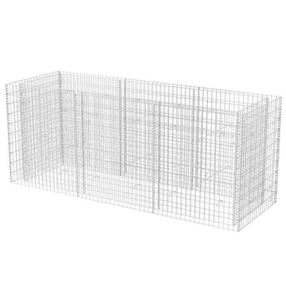 vidaXL Gabionen-Hochbeet Stahl 270×90×100 cm