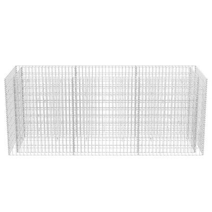 vidaXL Gabionen-Hochbeet Stahl 270×90×100 cm