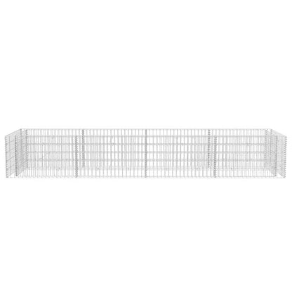vidaXL Gabionen-Hochbeet Stahl 360×90×50 cm