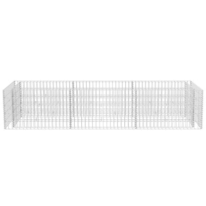 vidaXL Gabionen-Hochbeet Stahl 270×90×50 cm