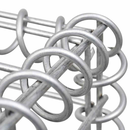 vidaXL Gabionen-Hochbeet Stahl 270×90×50 cm
