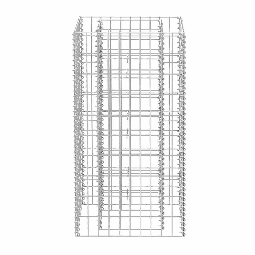 vidaXL Gabionen-Hochbeet Stahl 50×50×100 cm