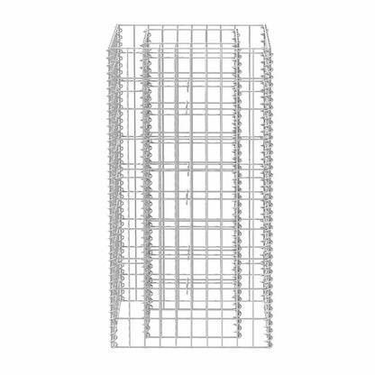 vidaXL Gabionen-Hochbeet Stahl 50×50×100 cm