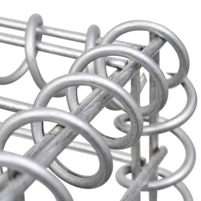 vidaXL Gabionen-Hochbeet Stahl 50×50×100 cm