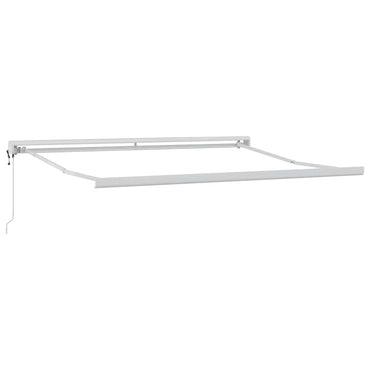 vidaXL Markisenrahmen Weiß 350 x 250 cm Aluminium
