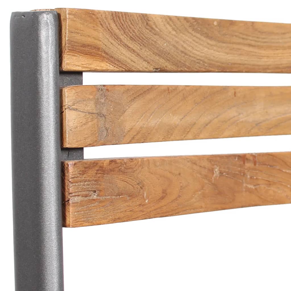 vidaXL Esszimmerstühle 2 Stk. Massivholz Teak