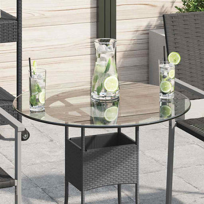 vidaXL Tischplatte aus gehärtetem Glas rund 600 mm