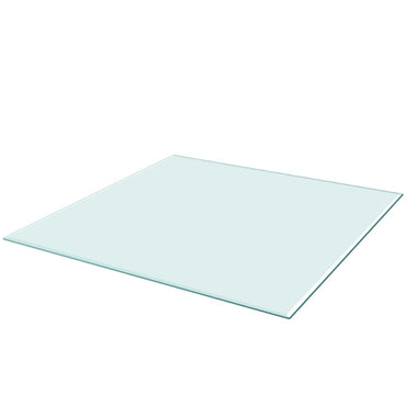 vidaXL Tischplatte aus gehärtetem Glas quadratisch 700x700 mm