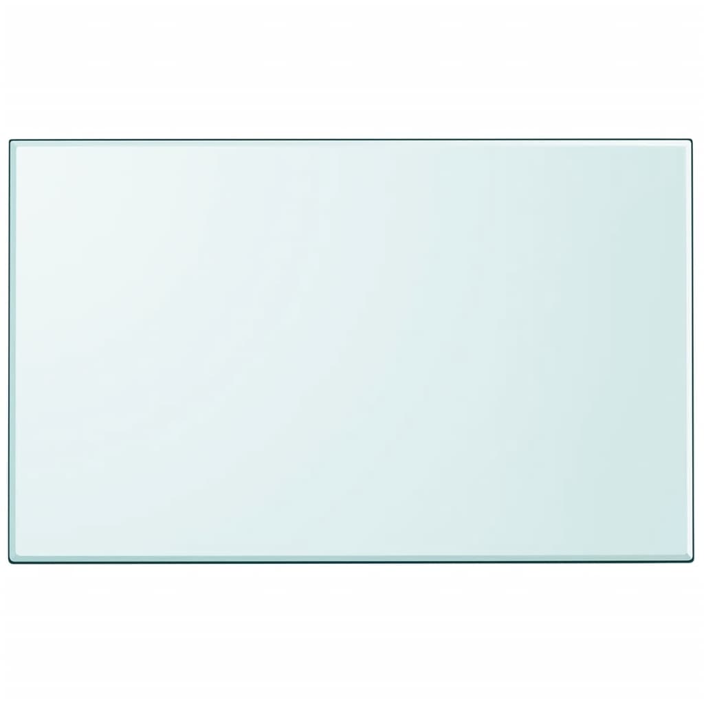 vidaXL Plateau de table en verre trempé rectangulaire 1000x620 mm