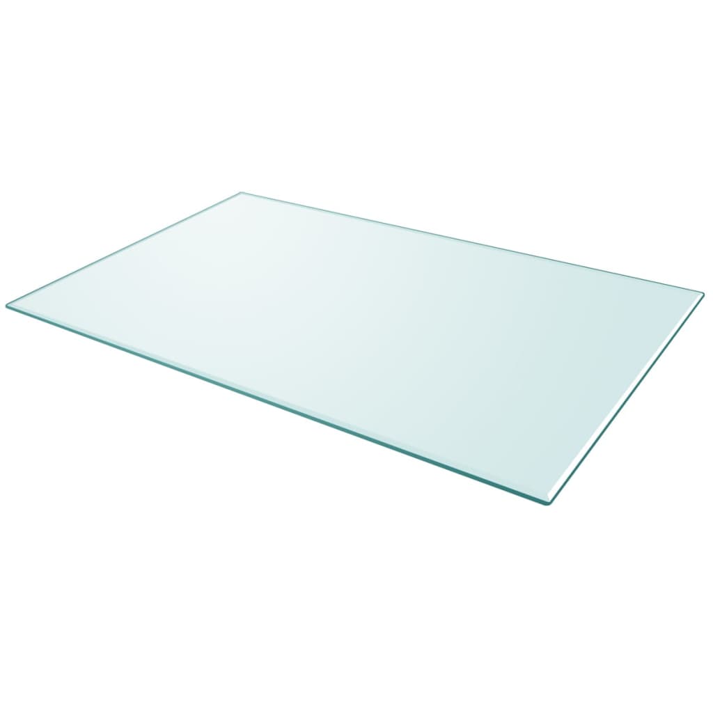 vidaXL Plateau de table en verre trempé rectangulaire 1000x620 mm
