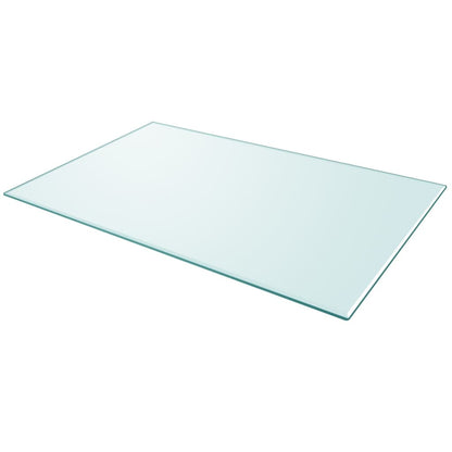 vidaXL Plateau de table en verre trempé rectangulaire 1000x620 mm