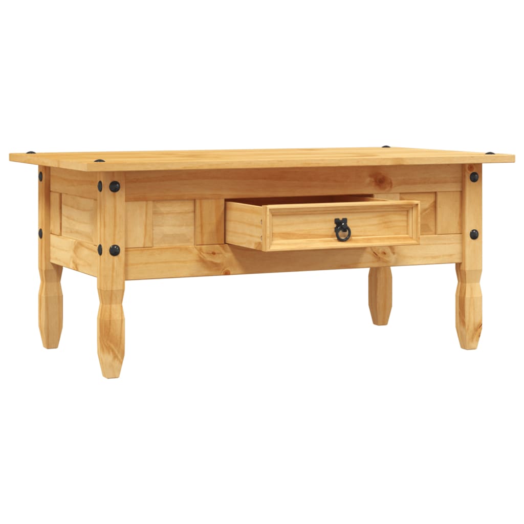 vidaXL Table basse style mexicain en pin 100x55x44 cm