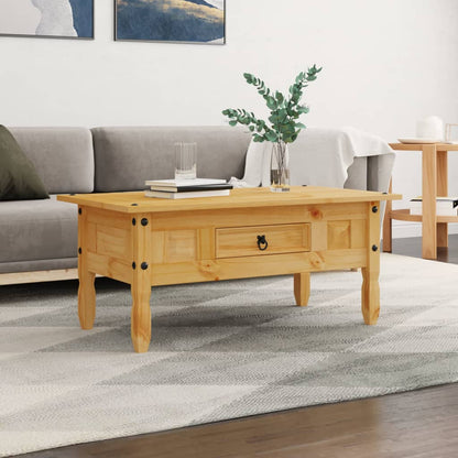 vidaXL Table basse style mexicain en pin 100x55x44 cm