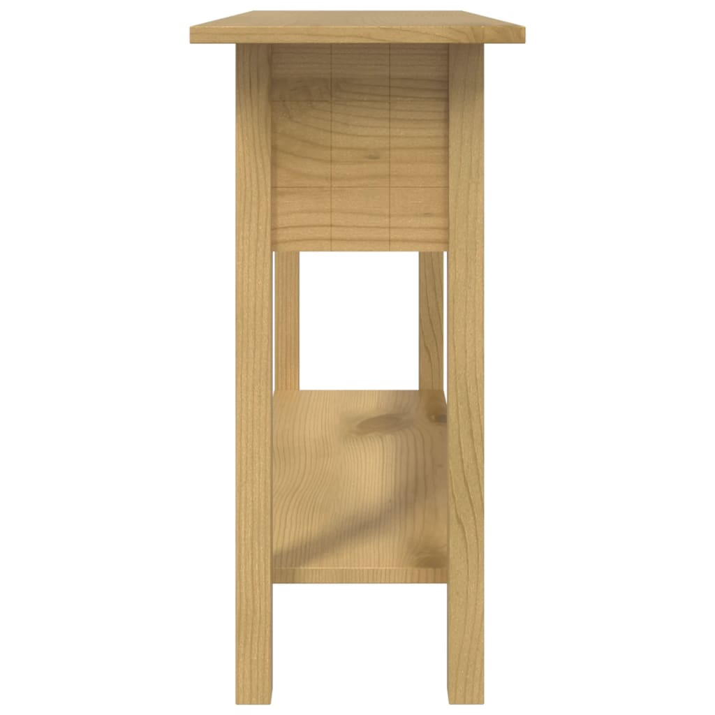 vidaXL Konsolentisch im Mexiko-Stil Kiefer Massiv Corona 93x34,5x73 cm