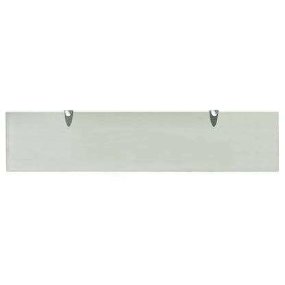 vidaXL Schweberegal Glas 90x20 cm 8 mm