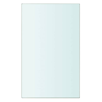 vidaXL Regalboden Glas Transparent 20x12 cm